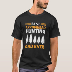 Bester Pfeilspitzen jagender Vater Aller Zeiten Pf T-Shirt