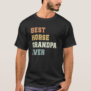 Bester Pferde-Opa Aller Vatertag Lustiges Pferd T-Shirt