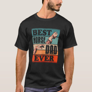 Bester Pferdevater Papa Vaterschaft Bester Daddy T-Shirt
