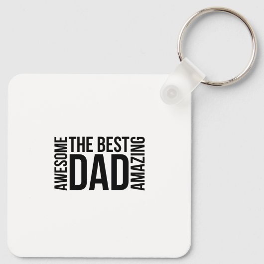 Bester Phantastischer Vater Schlüsselanhänger (Rückseite)