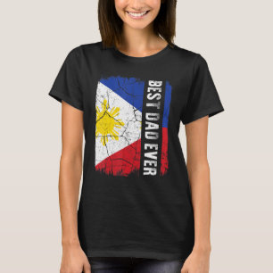 Bester philippinischer Vater jemals Philippinen-Fl T-Shirt