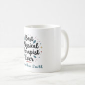 Bester Physiotherapeut aller Zeiten Typografie-Ges Kaffeetasse (VorderseiteRechts)
