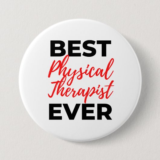 Bester Physiotherapeut je 2 Button (Vorderseite)