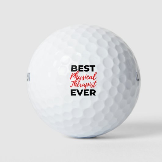 Bester Physiotherapeut je 2 Golfball (Vorderseite)
