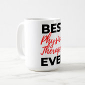 Bester Physiotherapeut je 2 Kaffeetasse (Vorderseite Links)