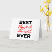 Bester Physiotherapeut je 2 Karte (Gelbe Blume)