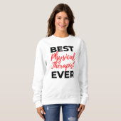 Bester Physiotherapeut je 2 Sweatshirt (Vorne ganz)
