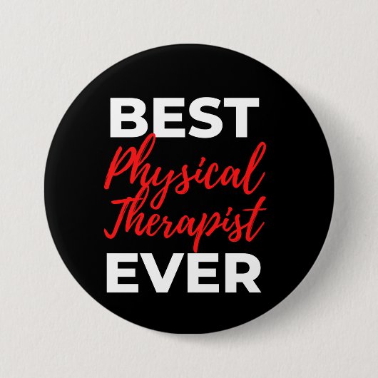 Bester Physiotherapeut je Button (Vorderseite)