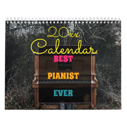 Bester Pianist je 2023 Kalender (Titelbild)