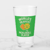 Bester Pickleball-Spieler der Welt Glas (Vorderseite)