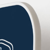 Bester Pickleball-Vater je 2 Foto Grid Picture Pickleball Schläger (Linke Seite)