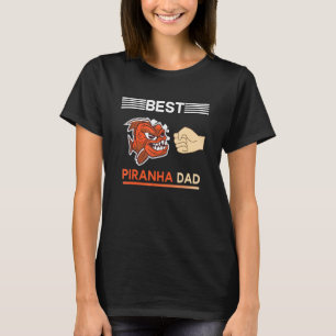 Bester Piranhavater für stolze Fische und Aquarien T-Shirt