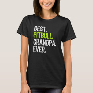 Bester Pitbull Opa je Hund Lover T-Shirt