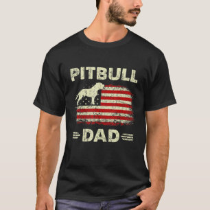 Bester Pitbull-Vater Aller Zeiten - Amerikanische T-Shirt