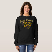 Bester Pitbull-Vater je Hund Lover Sweatshirt (Vorne ganz)