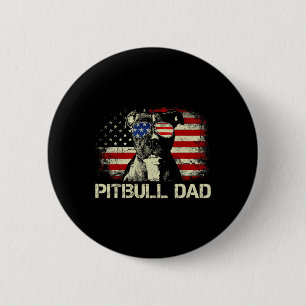 Bester Pitbull-Vater je Shirt American Flag 4. J Button