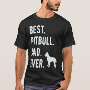 Bester Pitbull-Vater überhaupt Herren Pittie Hund T-Shirt