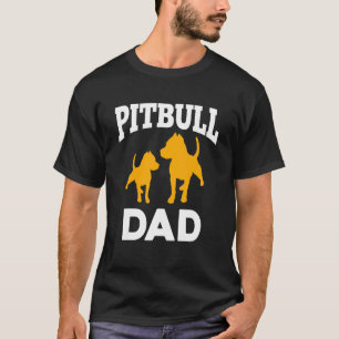 Bester Pitbull-Vater-Zitat-Hund  Familienhaustier T-Shirt