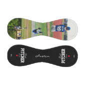 Bester Pitcher je 3 Foto Collage Kindertag Baseball (Paneele)