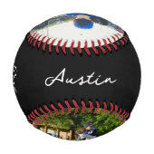 Bester Pitcher je 3 Foto Collage Kindertag Baseball (Rückseite)