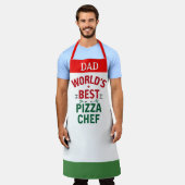 Bester Pizzakoch der Welt - personalisiert Schürze (Getragen)