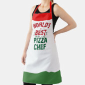 Bester Pizzakoch der Welt - rot weiß grün Schürze (InSitu)