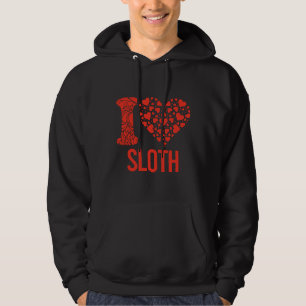 Bester Platz je I Liebe You Sloth Hoodie