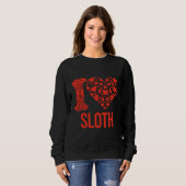 Bester Platz je I Liebe You Sloth Sweatshirt (Vorne ganz)