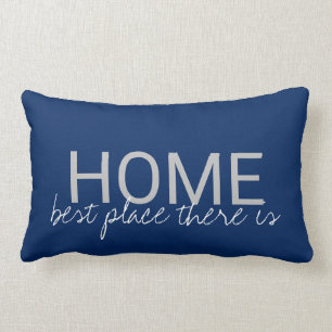 Bester Platz modernen Marineblau ZUHAUSE dort ist Lendenkissen
