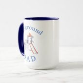 Bester "Playground VATER" jemals! Der Kaffee des V Tasse (Vorderseite Links)