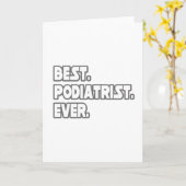 Bester Podiater je Karte (Gelbe Blume)