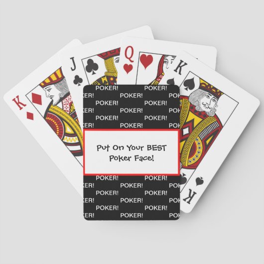 Bester Poker Red Black Spielkarten (Rückseite)