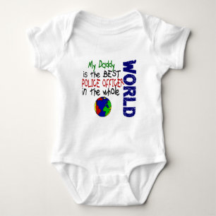 Bester Polizeibeamte in Welt 2 (Vati) Baby Strampler