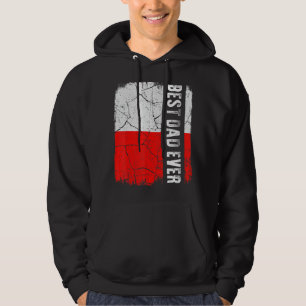 Bester polnischer Vater je polnischer Flaggentag Hoodie