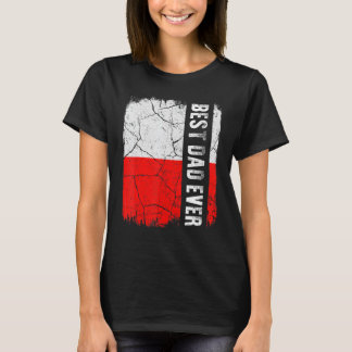 Bester polnischer Vater je polnischer Flaggentag T-Shirt