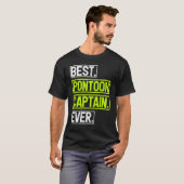 Bester Pontoon Captain Ever Pontoon Boat T-Shirt (Vorne ganz)