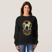 Bester Poodle-Vater je Vintag Poodle Sweatshirt (Vorne ganz)