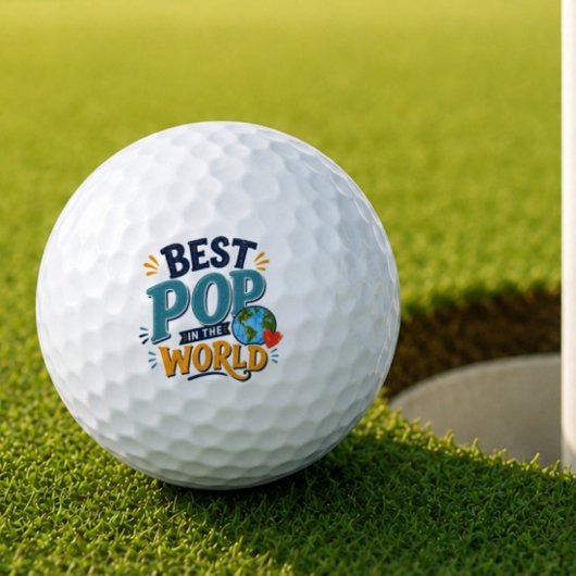 Bester Pop der Welt Golfball
