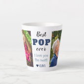 Bester Pop je Liebe Sie das meiste 2 Foto Milchtasse (Vorderseite)