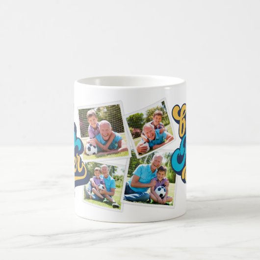 Bester Pop je | Opa-Foto Kaffeetasse (Mittel)