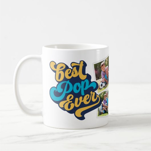 Bester Pop je | Opa-Foto Kaffeetasse (Links)