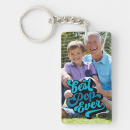 Bester Pop je | Opa-Foto Schlüsselanhänger