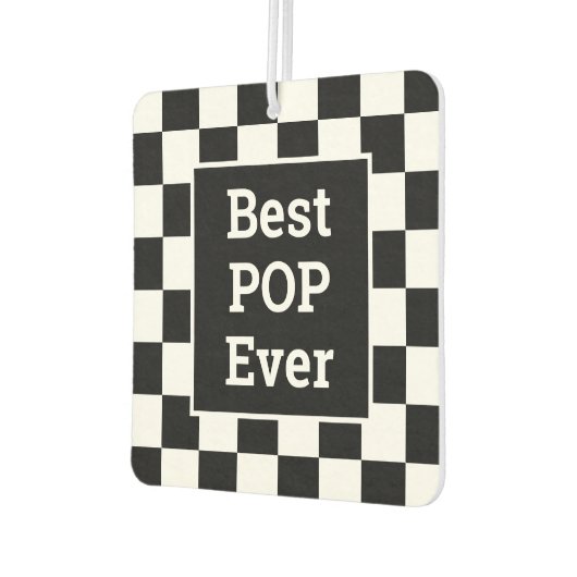 Bester Pop je Schwarz-weißes Prüfmuster Autolufterfrischer (Links)