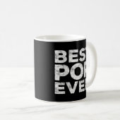 Bester Pop je Vatertag Opa-Geschenk Kaffeetasse (VorderseiteRechts)
