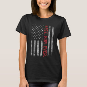 Bester Pop je Vintage amerikanische Flagge für Gro T-Shirt