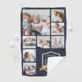 Bester Pop nach Par | FotoCollage Golfhandtuch (Insitu)