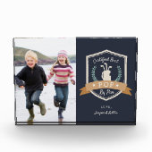 Bester Pop nach Par | Golf Opa Fotoblock (Vorderseite)