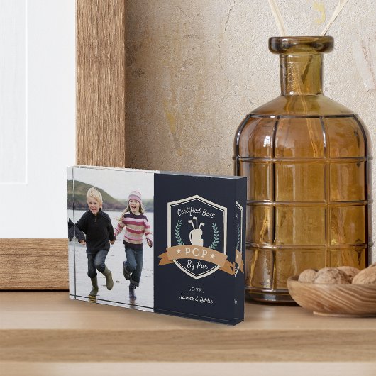 Bester Pop nach Par | Golf Opa Fotoblock