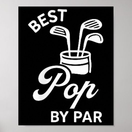 Bester Pop Nach Par Lustiger Par Abschlag Papa Gol Poster (Vorne)