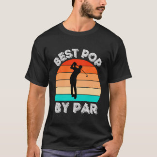 Bester Pop nach Par Retro Sunset Parody T-Shirt